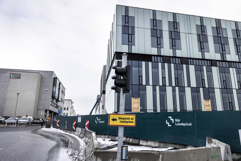 Ný tímabundin leið að Barnaspítala