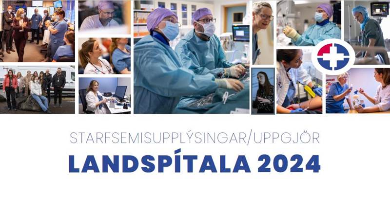 Uppgjörshefti Starfsemisupplýsinga Landspítala 2024 komið út/Hospital Statistics and Accounts 2024
